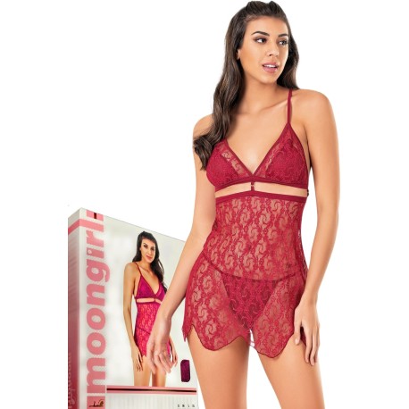 Wetlook Bra & G-String Set