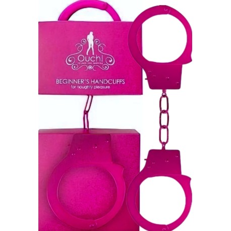 Ouch Metal Pink Handcuffs