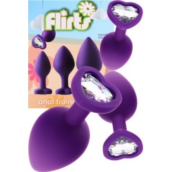 Flirts Hearts Butt Plug Set