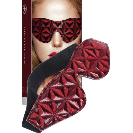 Luxury Eye Mask Burgundy