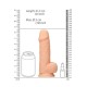 REAL ROCK SILICONE DILDOS WITH BALLS - VARIOUS SIZES