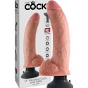 King Cock Real Curved Vibrator 23cm