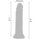 Realistic Dong Liquid Silicone 19 cm