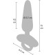 Slim Anal Plug Vibrating + Remote