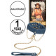 Ride Em Denim Collar + Leash