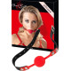 Red Silicone Gag Ball