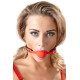 Red Silicone Gag Ball