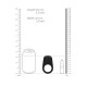 Loveline Vibrating Ring Black