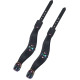 Venice Collection Adjustable Leg Cuffs Black