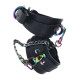 Venice Collection Adjustable Leg Cuffs Black