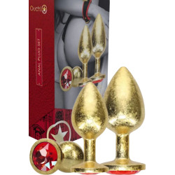Metal Anal Plug Set – Gold