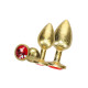 Metal Anal Plug Set – Gold