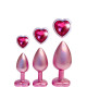 Pink Hearts Plugs Set