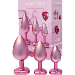 Pink Hearts Plugs Set