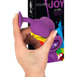 Jewel Purple Plug Medium