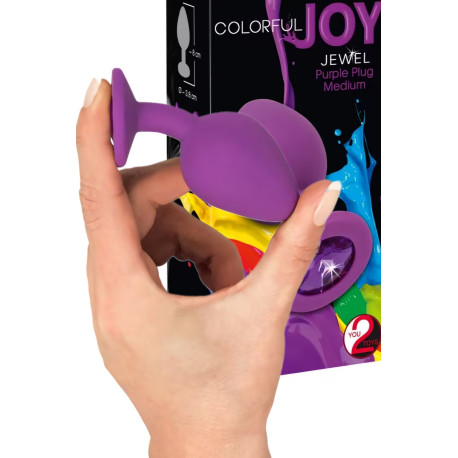 Jewel Purple Plug Medium