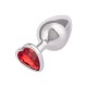 Jewel Large Ruby Heart Plug