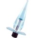 Vibrator Slimline Buttplug Jelly Blue