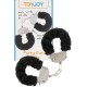 Furry Hand Cuffs Leopard