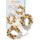 Furry Hand Cuffs Leopard