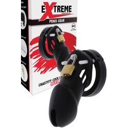 Extreme Chastity Cock Cage Slicone L