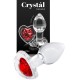 Crystal Desires Red Heart Small