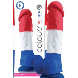 NS Novelties Tricolor Dildo 8'